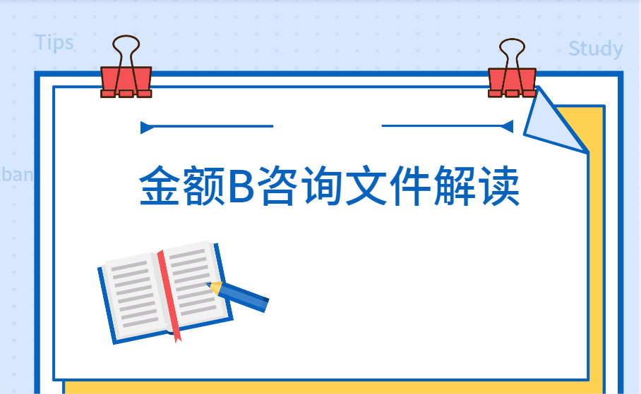 詳解金額B咨詢文件（附華政最新建議）